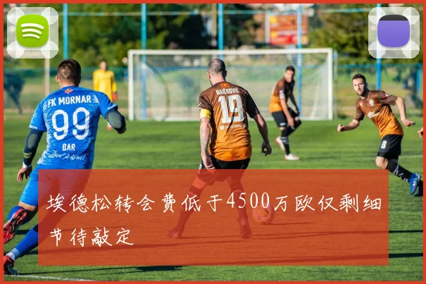 埃德松转会费低于4500万欧仅剩细节待敲定